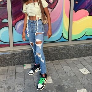 Sage green adjustable top 